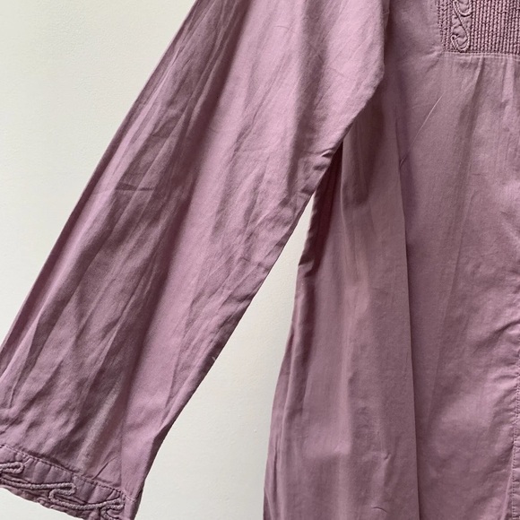 East pure cotton shirt size uk 8 long sleeves quilted - Picture 8 of 11